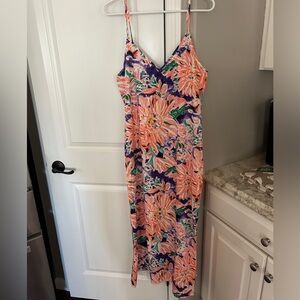 Shein Floral Maxi Dress Large NWOT